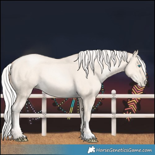 Horse Color:Silver Amber Cream Champagne Pearl 