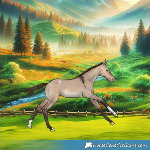 Horse Color:Bay Dun Varnish 