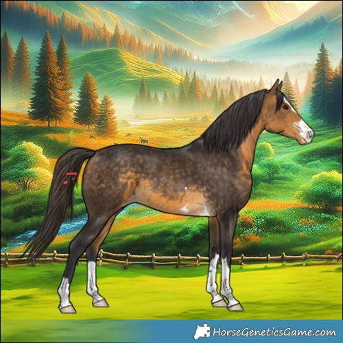 Horse Color:Buckskin Varnish 