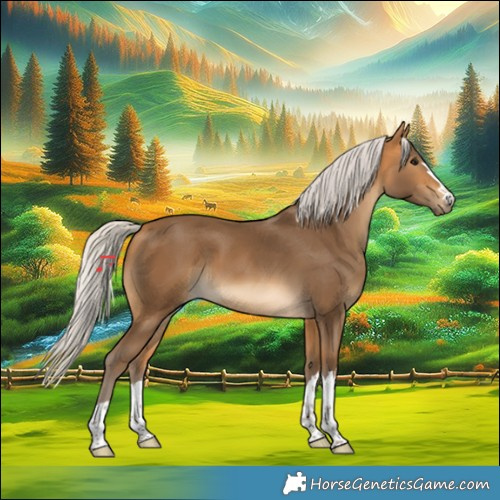 Horse Color:Silver Buckskin 