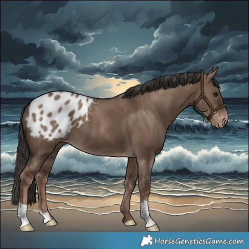 Horse Color:Liver Red Dun Varnish 