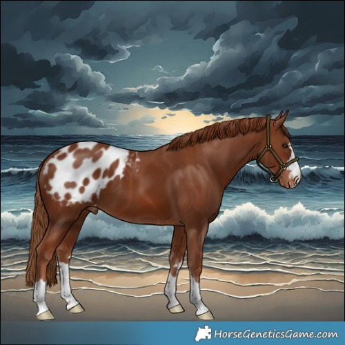 Horse Color:Chestnut Blanket 