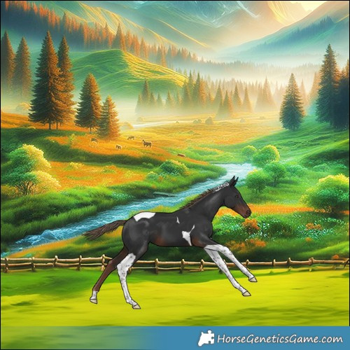 Horse Color:Liver Chestnut Tobiano