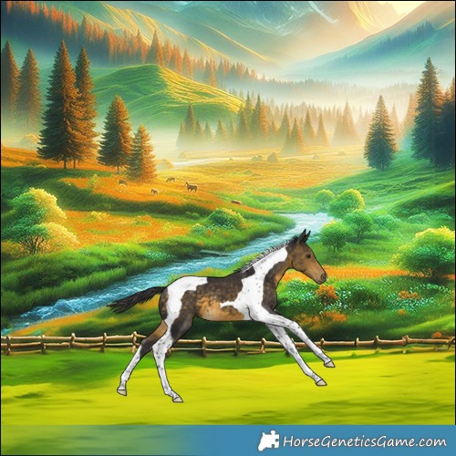 Horse Color:Buckskin Tobiano 