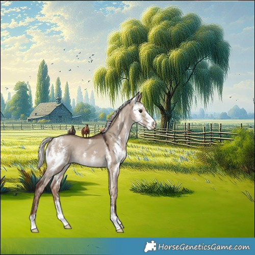 Horse Color:Liver Red Dun Mushroom Sabino Rabicano