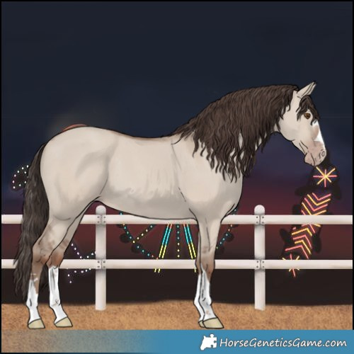 Horse Color:Classic Champagne Dun 