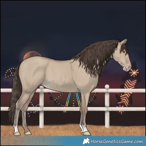 Horse Color:Classic Champagne Dun