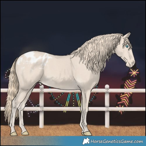 Horse Color:Smoky Creme Blanket 