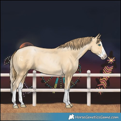 Horse Color:Smoky Black Pearl Splash