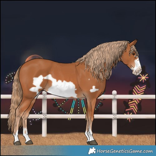 Horse Color:Chestnut Frame