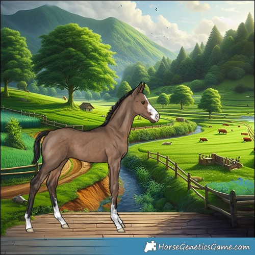 Horse Color:Liver Red Dun