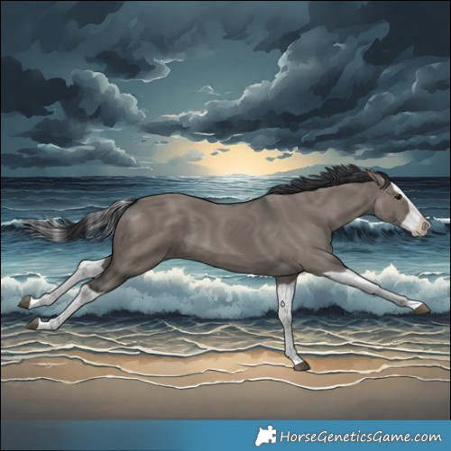 Horse Color:Grullo Splash 
