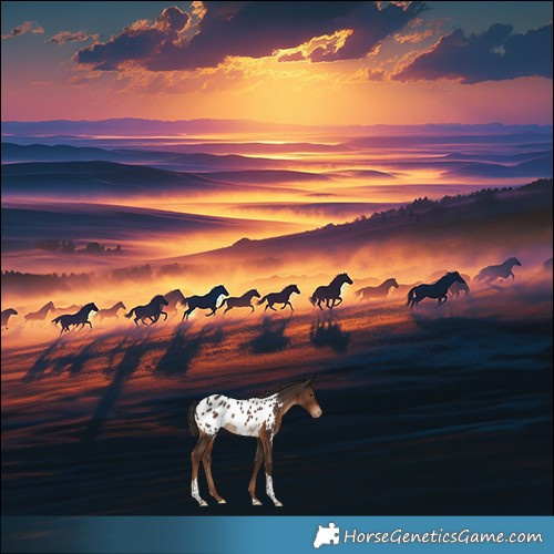 Horse Color:Liver Chestnut Tobiano Blanket 