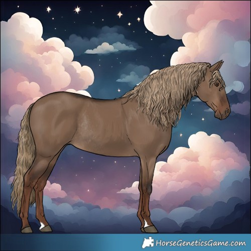 Horse Color:Liver Red Dun Rabicano 