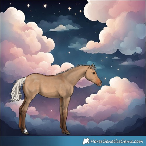 Horse Color:Silver Bay Dun Sabino Rabicano 