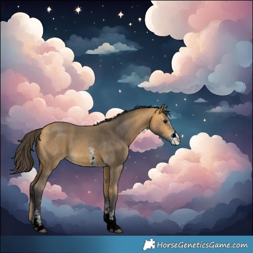 Horse Color:Buckskin Sabino 