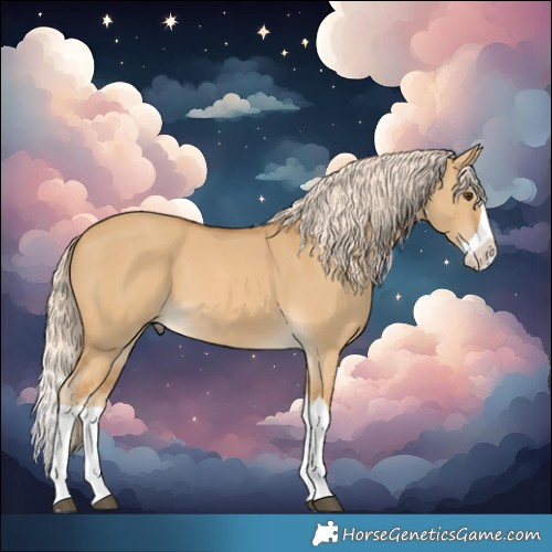 Horse Color:Palomino Dun Splash