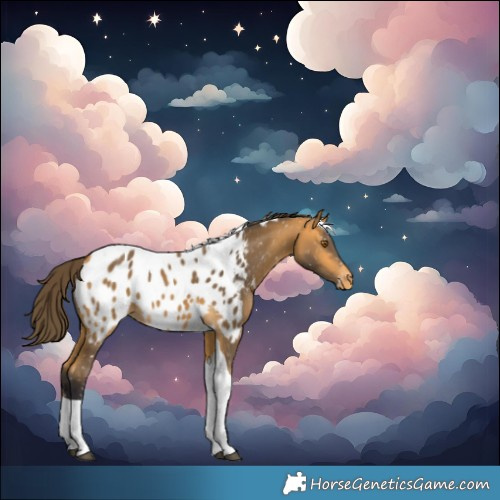 Horse Color:Buckskin Tobiano Near Leopard