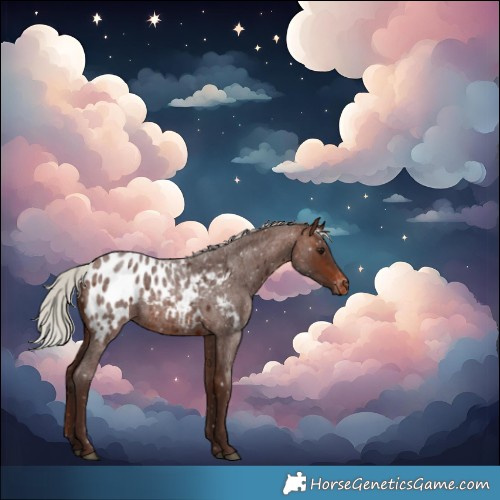 Horse Color:Silver Brown Roan Blanket