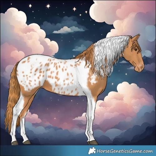 Horse Color:Chestnut Tobiano Blanket 
