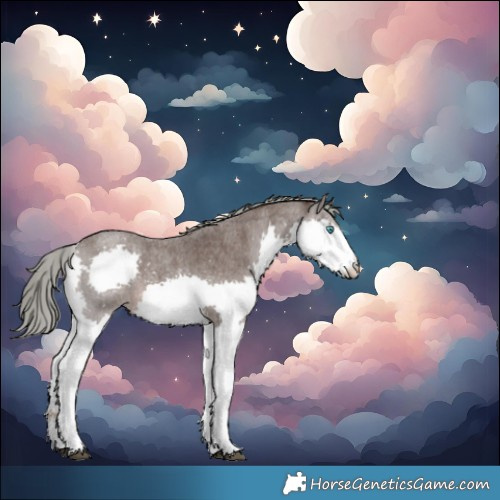 Horse Color:Liver Red Roan Mushroom Splash