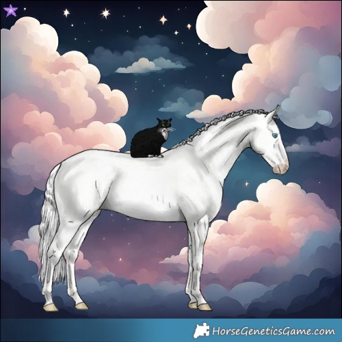 Horse Color:Silver Perlino Dun
