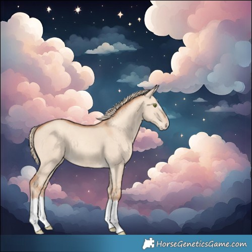Horse Color:Gold Champagne Dun Splash 