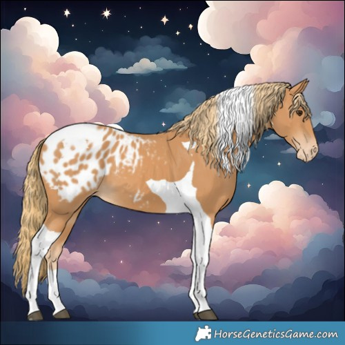Horse Color:Chestnut Tobiano Blanket