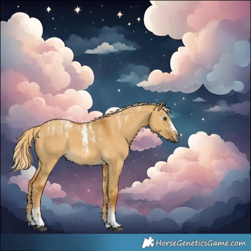 Horse Color:Powder White Gray Palomino Dun 