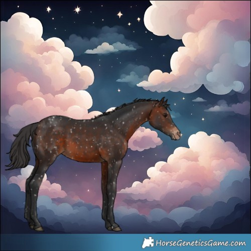 Horse Color:Brown Snowflake Varnish
