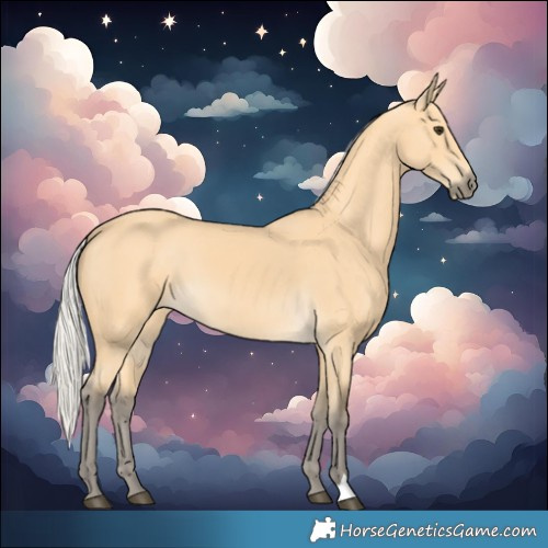Horse Color:Silver Buckskin 