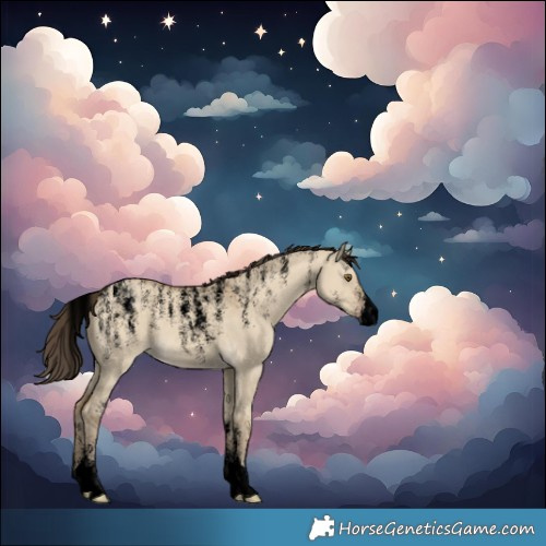 Horse Color:Powder White Void Classic Cream Champagne Dun 