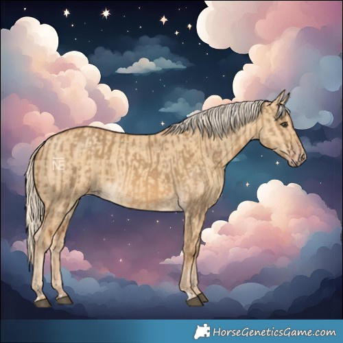Horse Color:Chocolate Palomino Dun and Gold Cream Champagne Dun