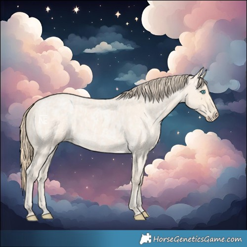 Horse Color:Buckskin Roan Pearl  and Perlino Roan 