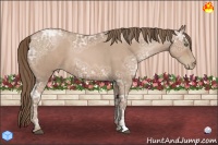 Horse Color:Black Ice Pearl  Brindle