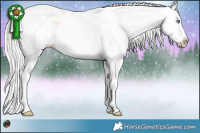 Horse Color:Silver Sable Champagne Ice Pearl Sabino Splash 