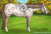 Horse Color:Black Ice Pearl  Brindle