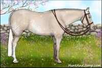 Horse Color:White Spotted Silver Buckskin Pearl 