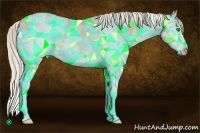 Horse Color:White Spotted Silver Grullo Ice Pearl Sabino 