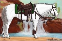 Horse Color:Black Frame Blanket 