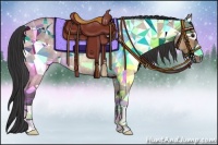 Horse Color:Bay Roan Dun Rabicano