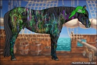 Horse Color:Black Ice Brindle