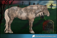 Horse Color:Gold Champagne Ice Pearl