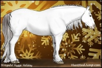 Horse Color:Brown Ice Snowcap Rabicano 