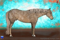Horse Color:Chocolate Palomino Ice