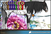 Horse Color:Brown Near Leopard  Brindle