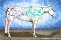 Horse Color:Buckskin Roan Dun Splash Varnish 