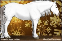 Horse Color:Brown Ice Roan Appaloosa Rabicano 