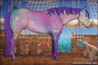 Horse Color:Watercolor Buckskin Dun  Brindle