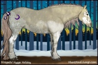 Horse Color:Chocolate Palomino Ice Dun Splash  Brindle